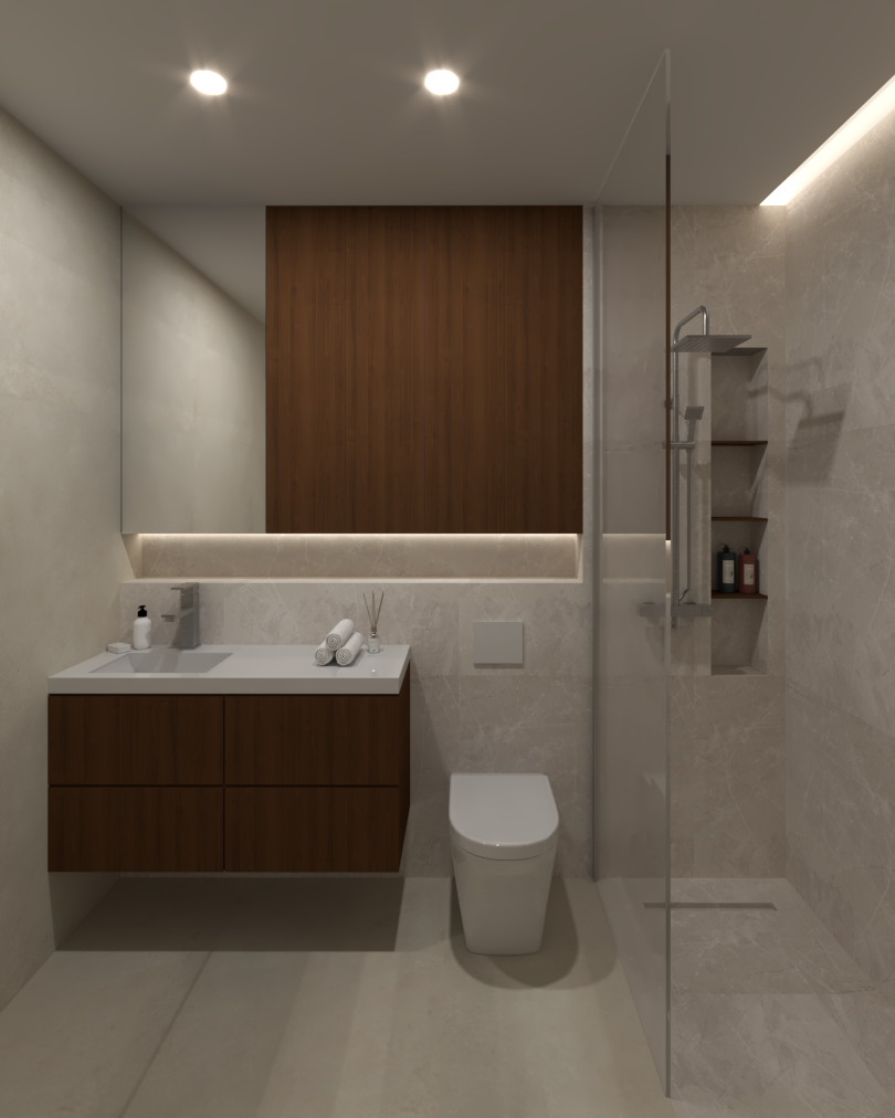 Diseño interior de baño