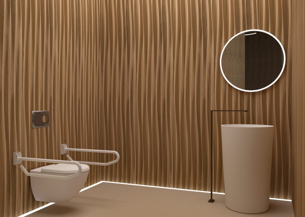 Diseño de interiores en hostelería de restaurante mediterráneo 