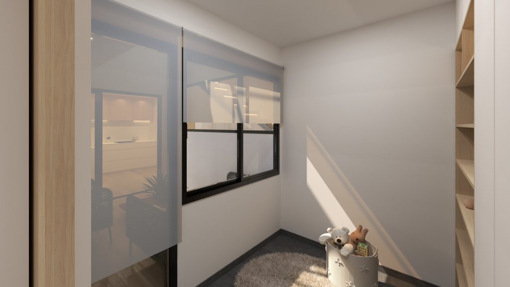 Diseño de interiores de vivienda unifamiliar 