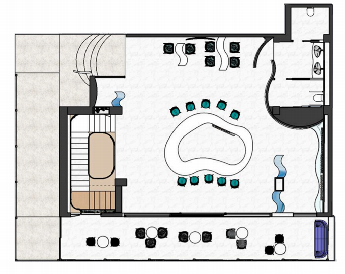 Diseño de interiores en hostelería de restaurante