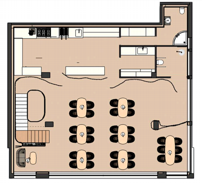 Diseño de interiores en hostelería de restaurante