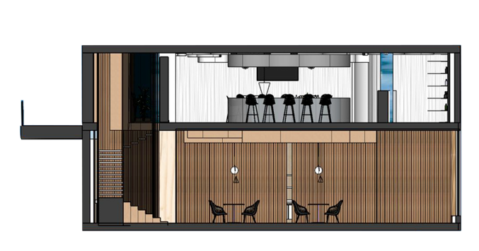 Diseño de interiores en hostelería de restaurante