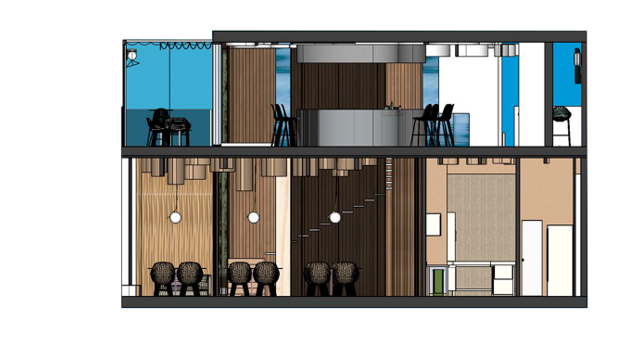 Diseño de interiores en hostelería de restaurante